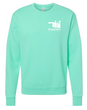 Open image in slideshow, SoonerStart- Crew Neck Fleece Sweatshirt
