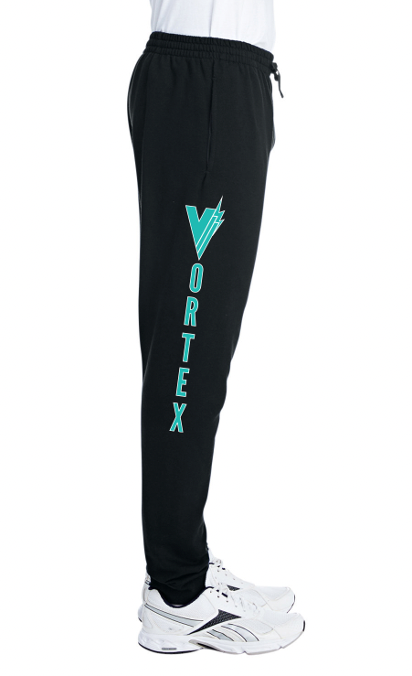 Vortex Swimming Jogger Sweatpants Black with Teal
